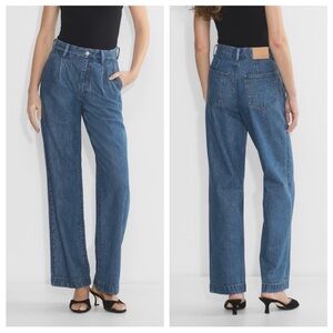 NWT Aritzia Denim Forum The '90s Soft Tailored Hi-rise Wide Jeans New Size 26